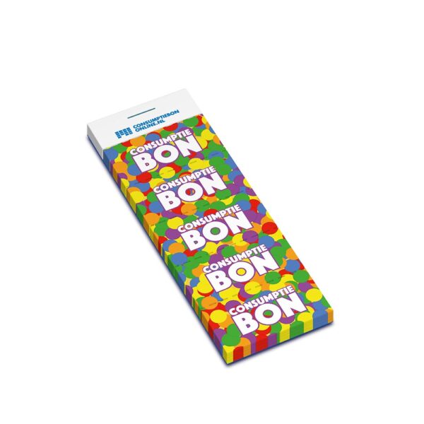 Consumptiebonnen Confetti 5.5