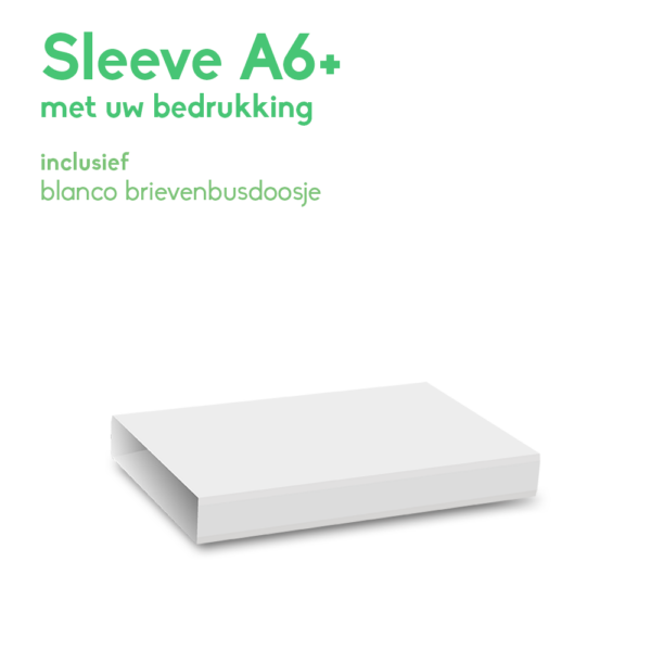 Sleeve met brievenbusdoosje A6+