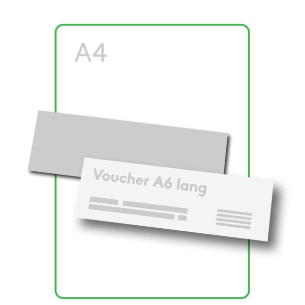 Voucher A6 lang